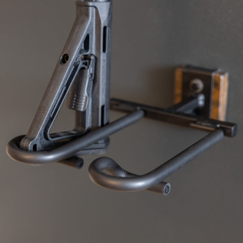 Weapon Display & Storage Rack | Wall Mounted Holder for 2 Guns ...