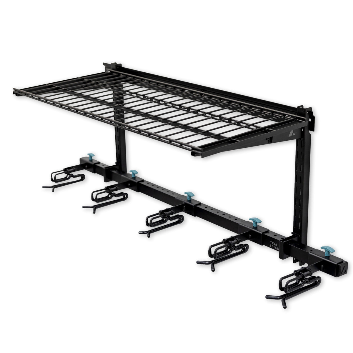 Lone Peak Ski Rack + Shelf | Adjustable Wall Storage System | Holds 5 ...